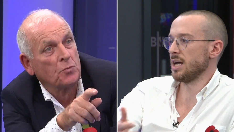 Kelvin MacKenzie and Michael Walker