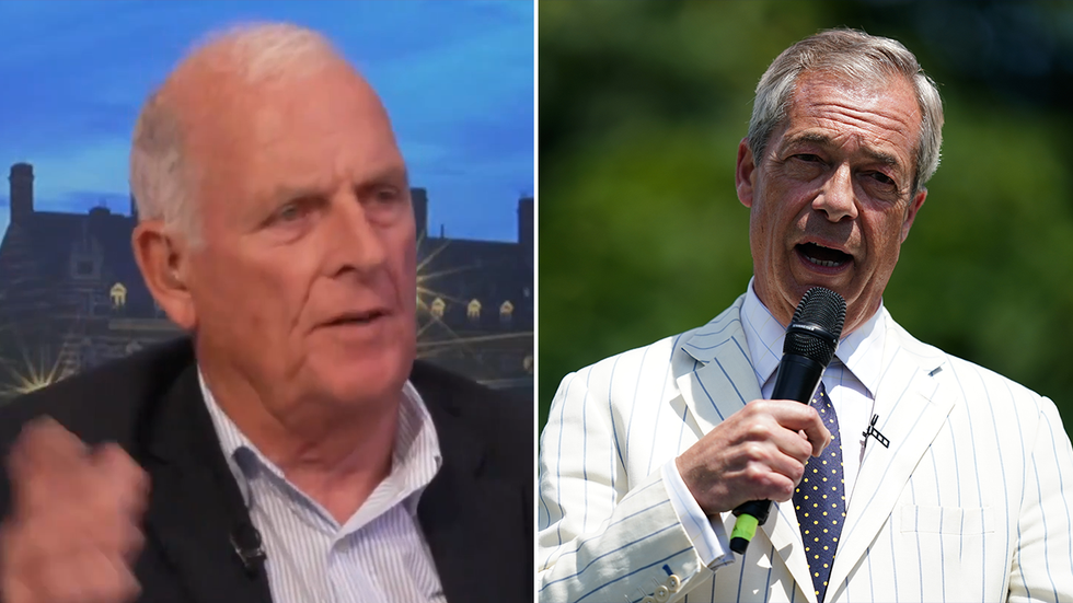 Kelvin MacKenzie and Nigel Farage