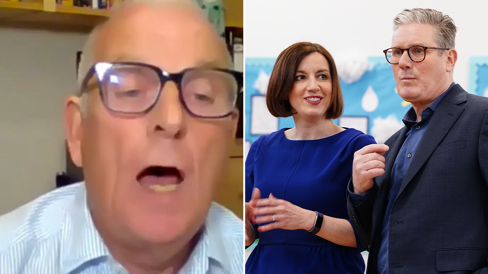 Kelvin MacKenzie, Bridget Phillipson and Keir Starmer