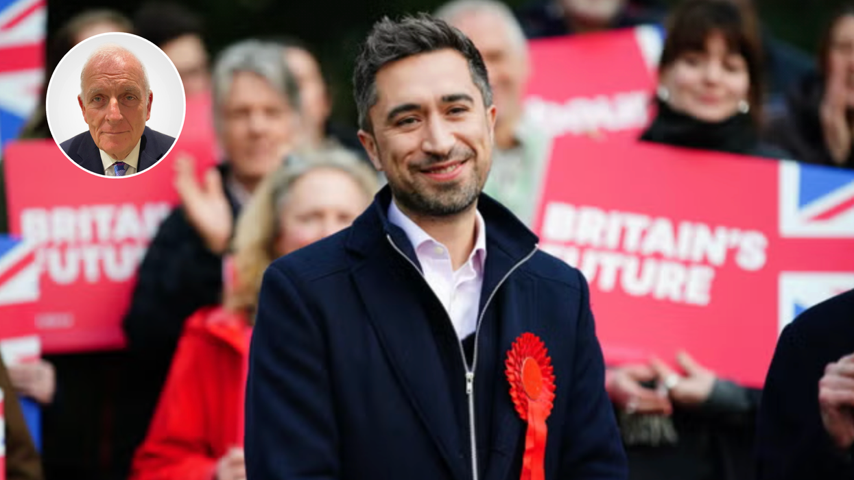 Kelvin MacKenzie (left), Damien Egan (right)