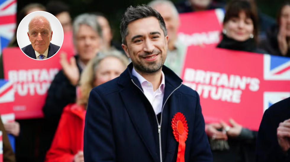 Kelvin MacKenzie (left), Damien Egan (right)