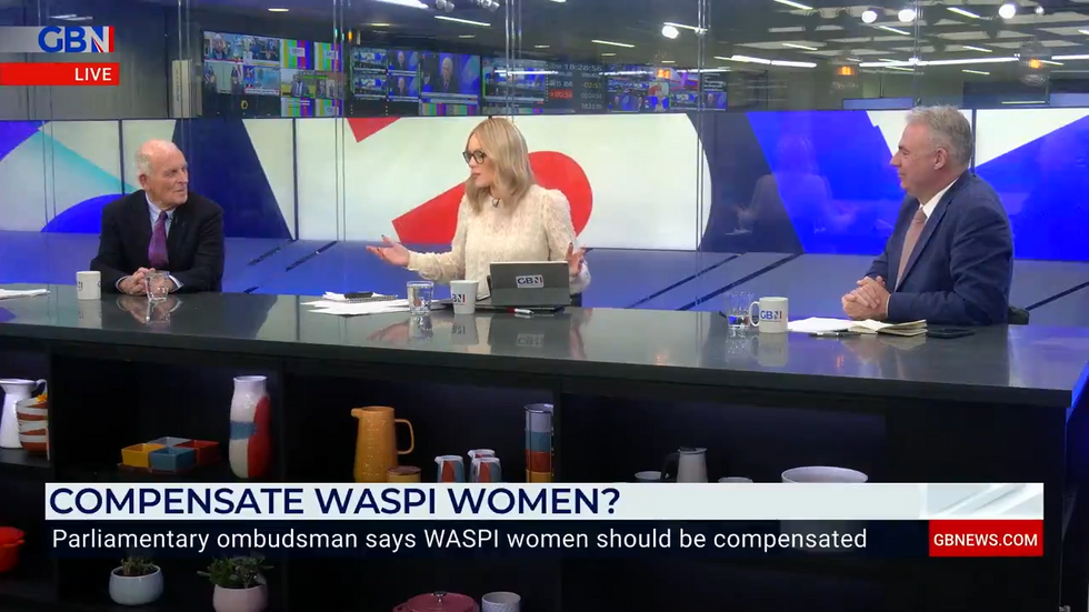 Kelvin MacKenzie, Michelle Dewberry and Tom Bewick