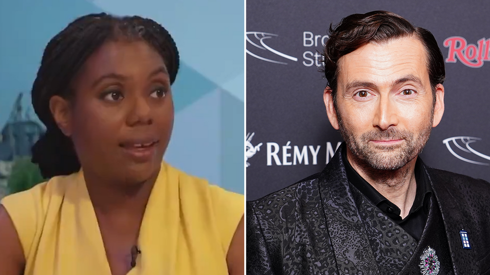 Kemi Badenoch and David Tennant
