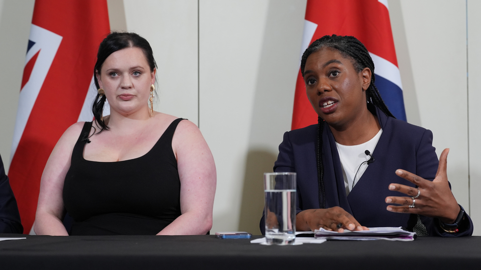 Kemi Badenoch and Fiona Goddard