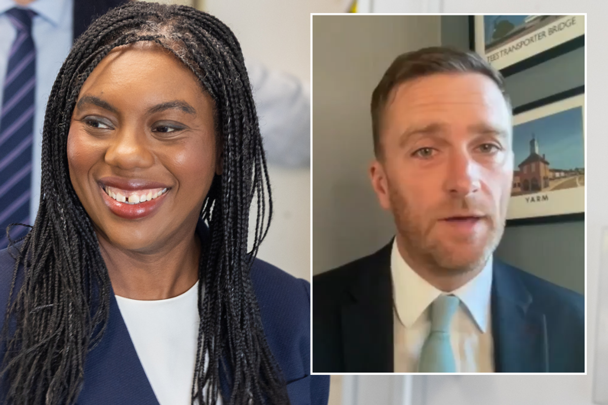 Kemi Badenoch and Matt Vickers