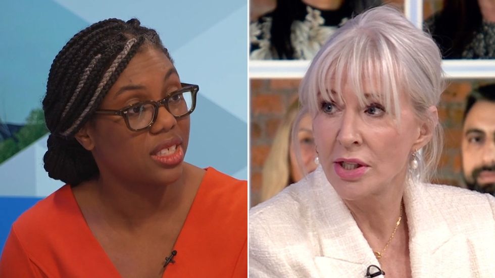 Kemi Badenoch and Nadine Dorries