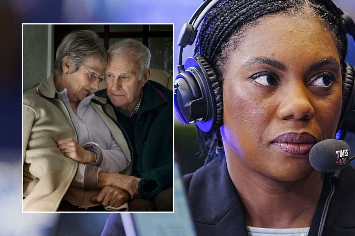 Kemi Badenoch and older couple