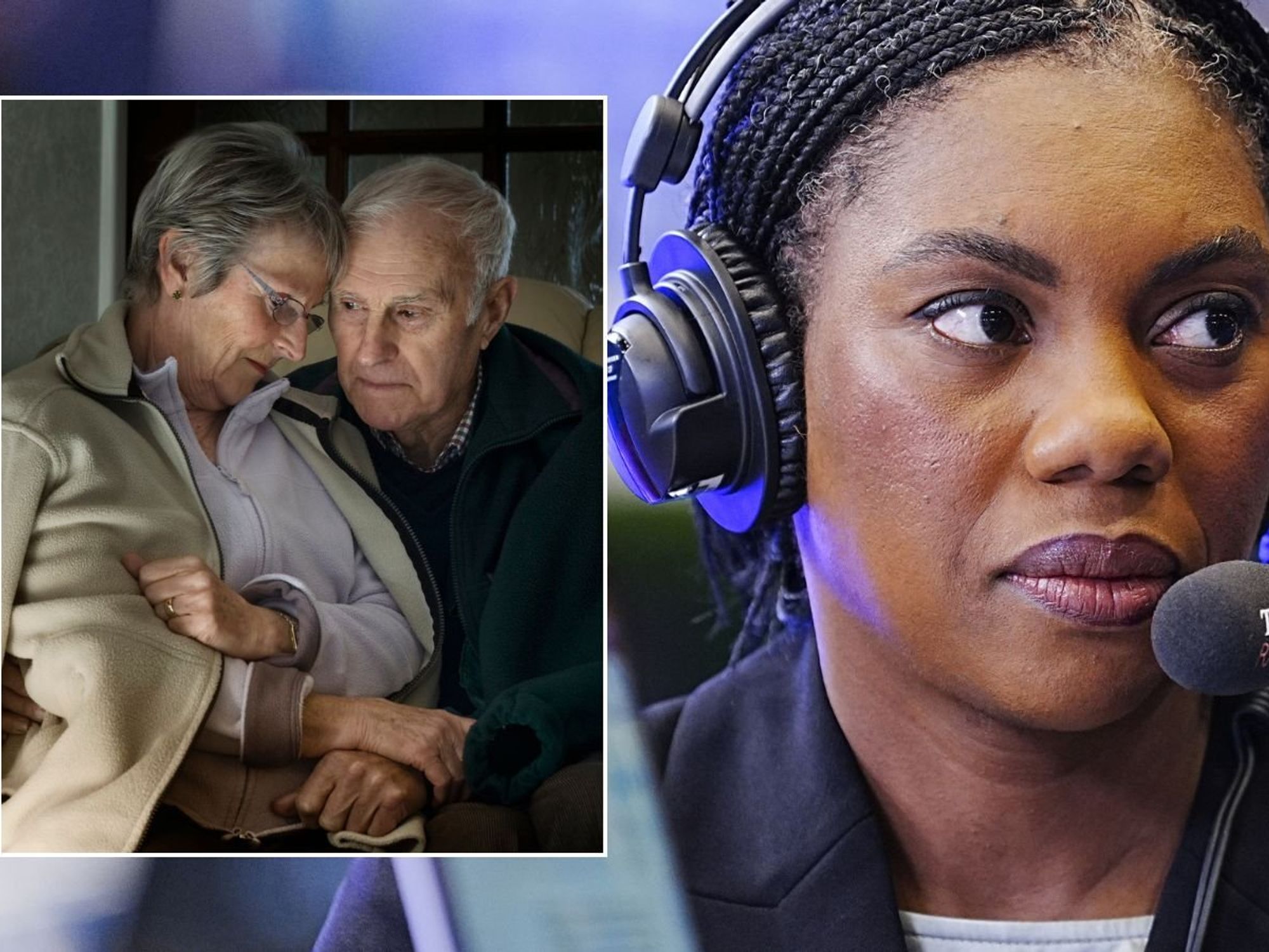 Kemi Badenoch and older couple