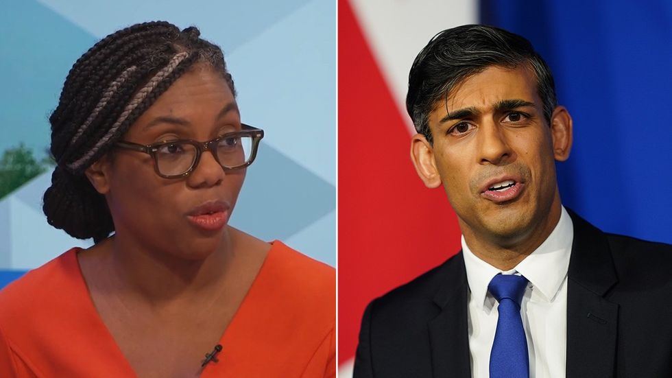 Kemi Badenoch and Rishi Sunak