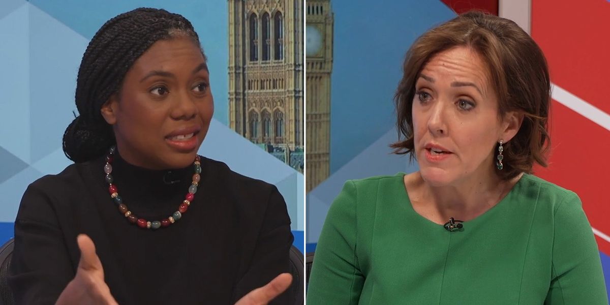 NextImg:'You are tanking!' Kemi Badenoch defends Tories in fiery grilling after hitting six-year low in the polls: 'I will fight through this'