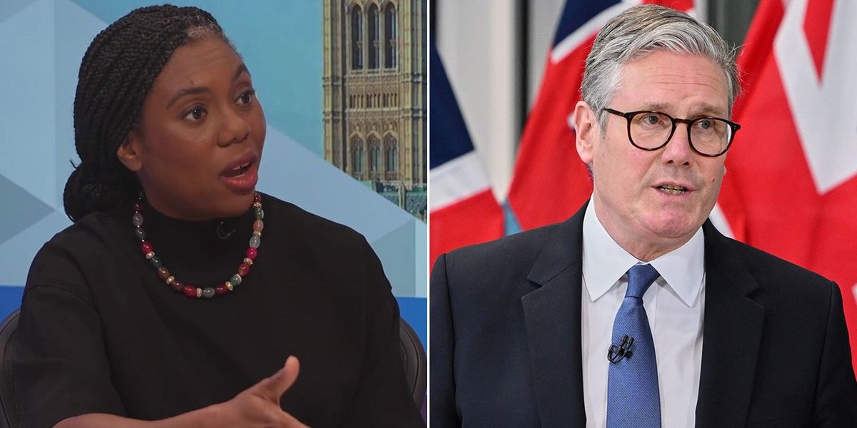 NextImg:Kemi Badenoch takes aim at Keir Starmer's 'horrible surrender' Chagos deal: 'International law madness!'
