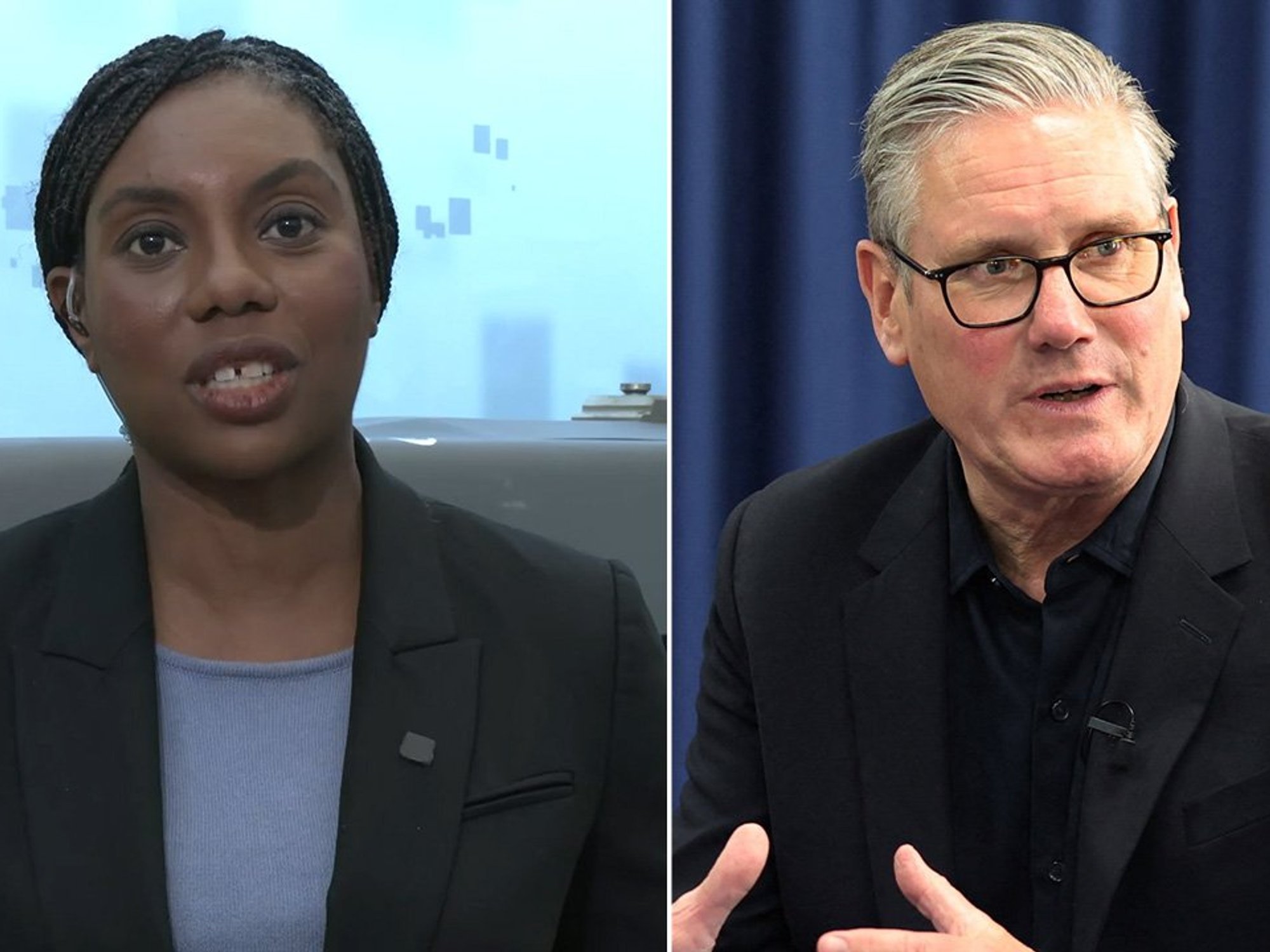 Kemi Badenoch, Keir Starmer