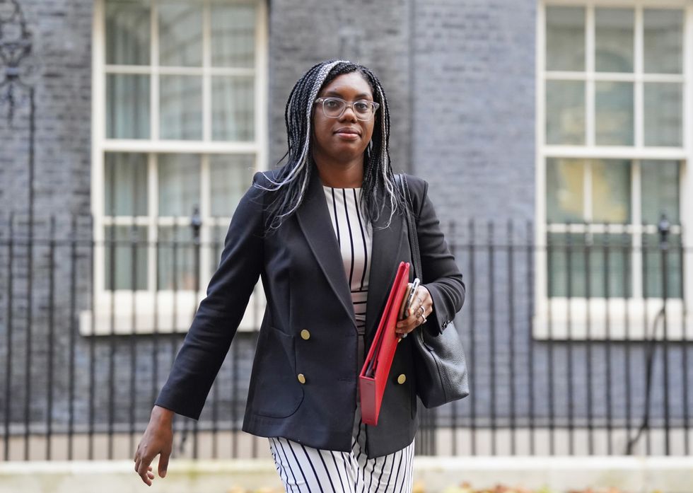 Kemi Badenoch outside 10 Downing Street