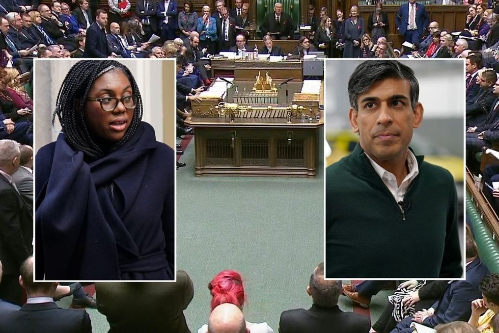 Kemi Badenoch, Rishi Sunak and the House of Commons