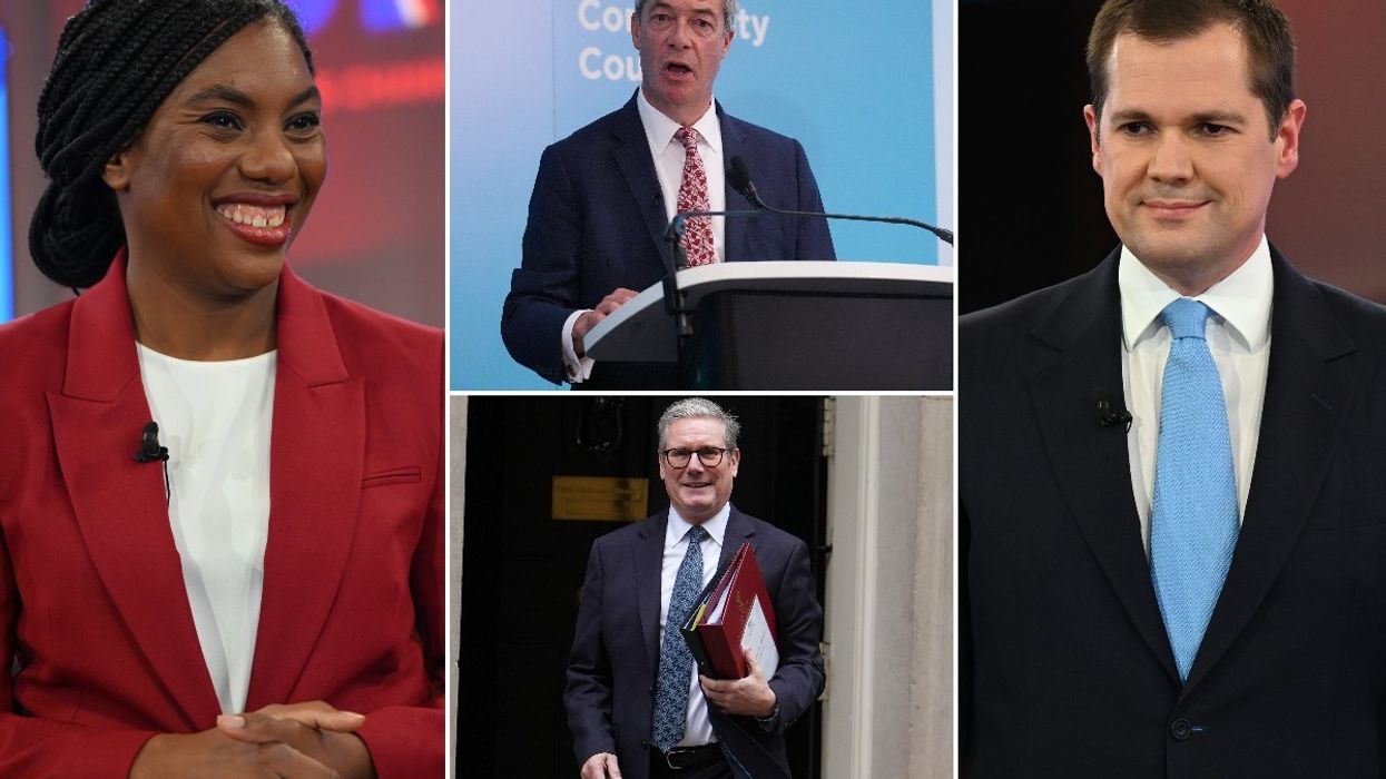 Kemi Badenoch, Robert Jenrick, Keir Starmer and Nigel Farage