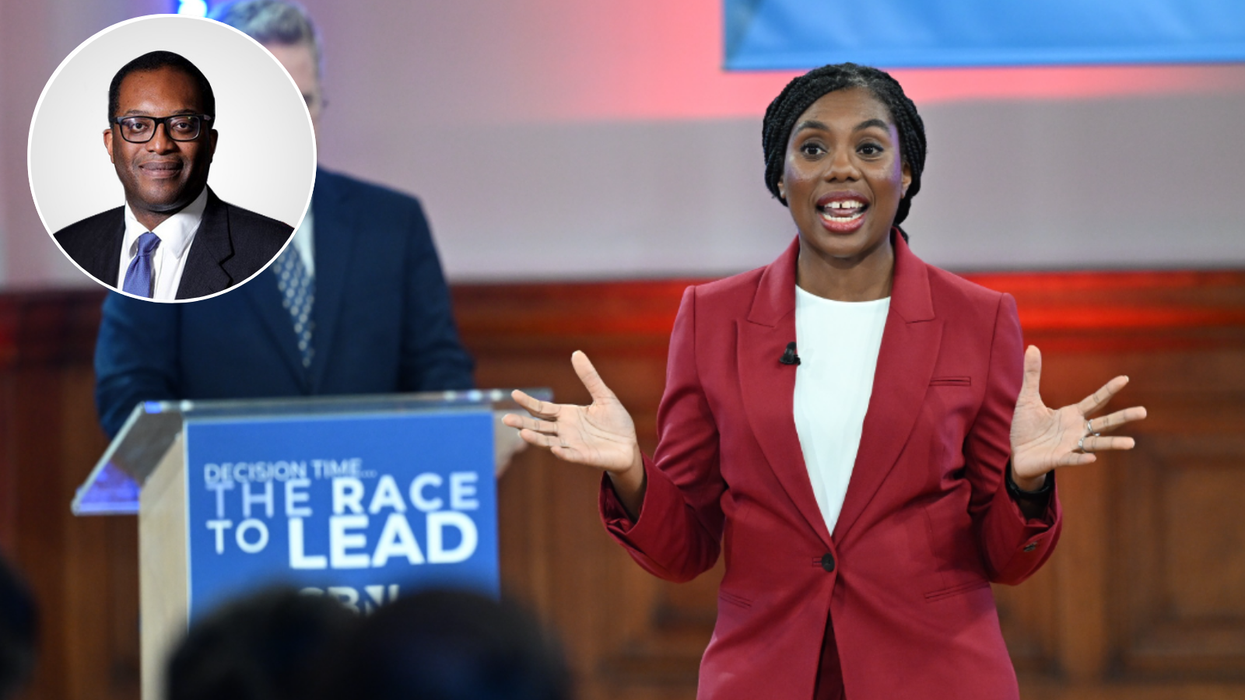Kemi Badenoch speaking at GB News Tory Leadership event