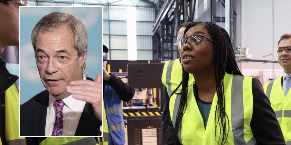 NextImg:Kemi Badenoch warns Nigel Farage not to assume Reform will beat the Tories: 'They're counting their chickens!'