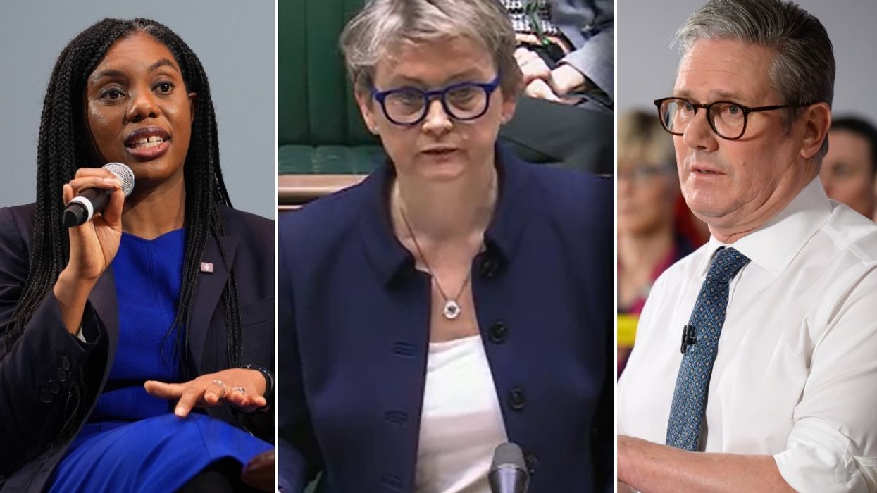 Kemi Badenoch, Yvette Cooper and Keir Starmer