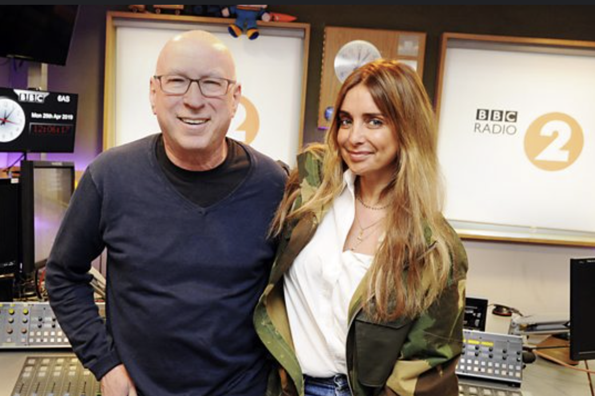 Ken Bruce and Louise Redknapp