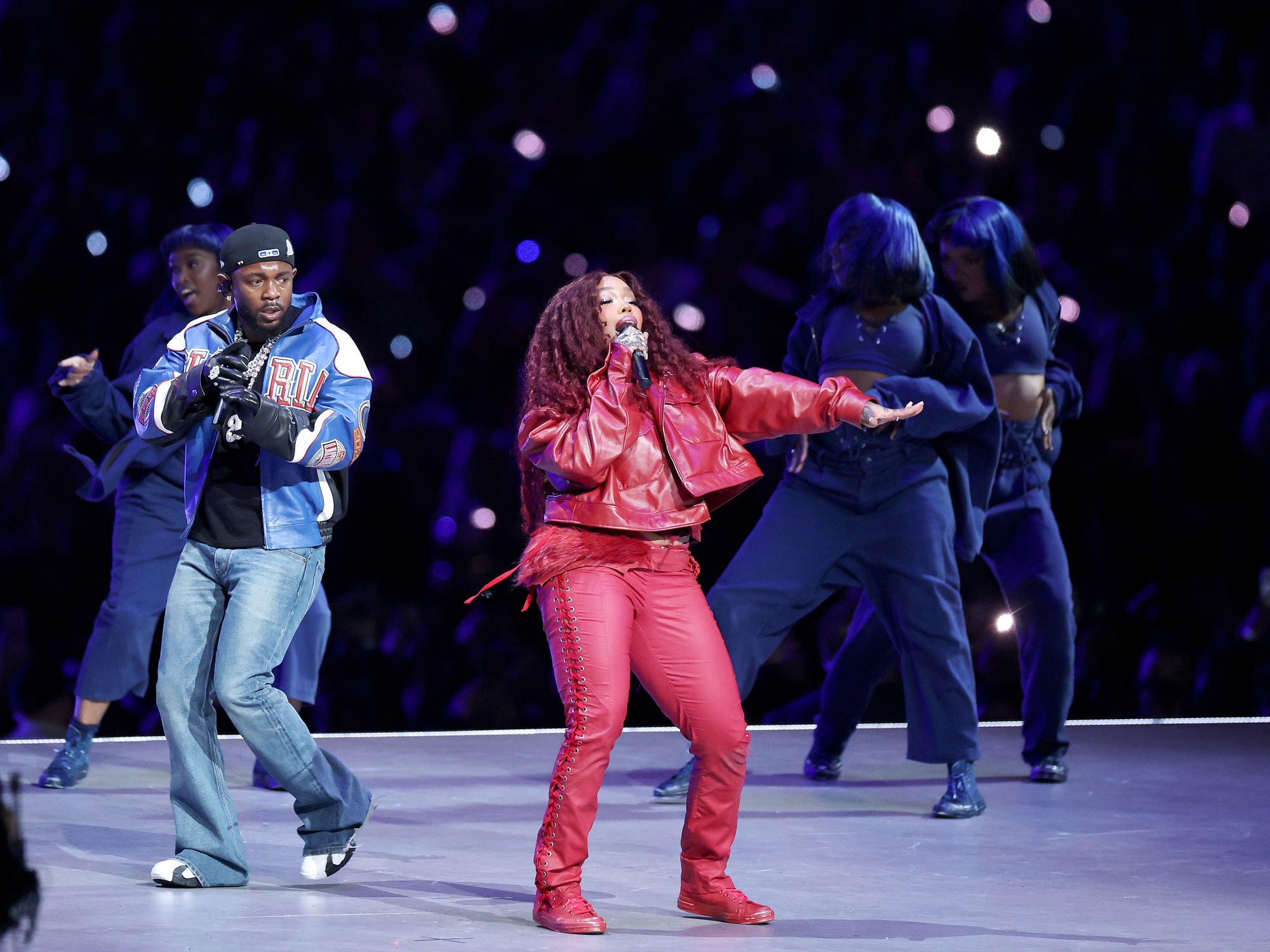 Kendrick Lamar and SZA