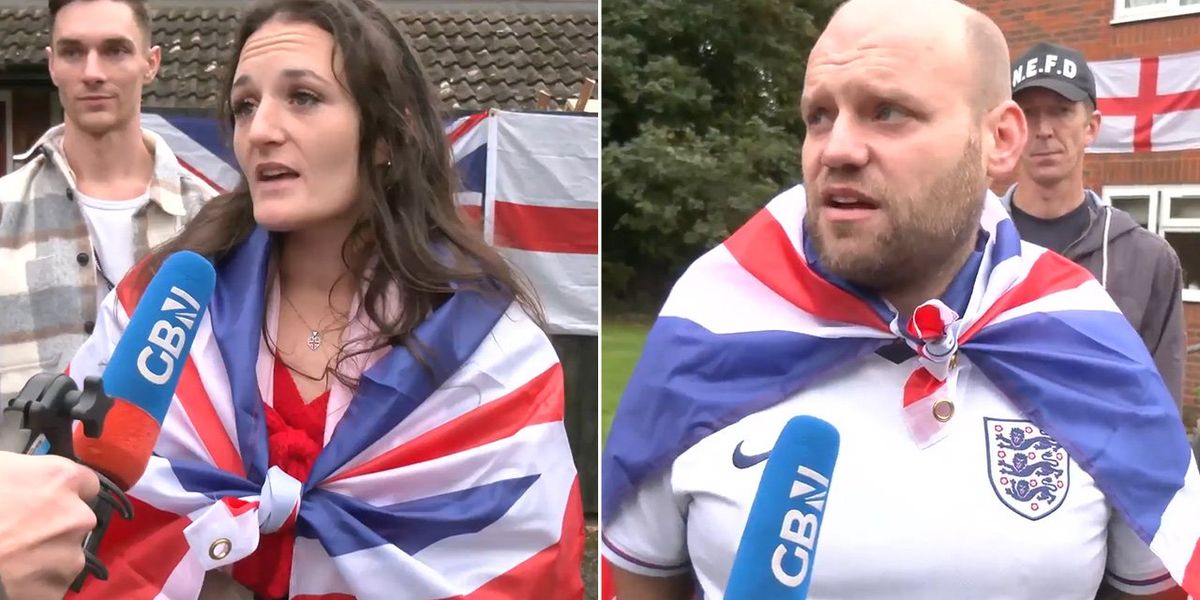 NextImg:'Our culture should not be erased!' Patriotic neighbours hit back at 'disgraceful' attacks on flag displays - 'I see it as a threat'