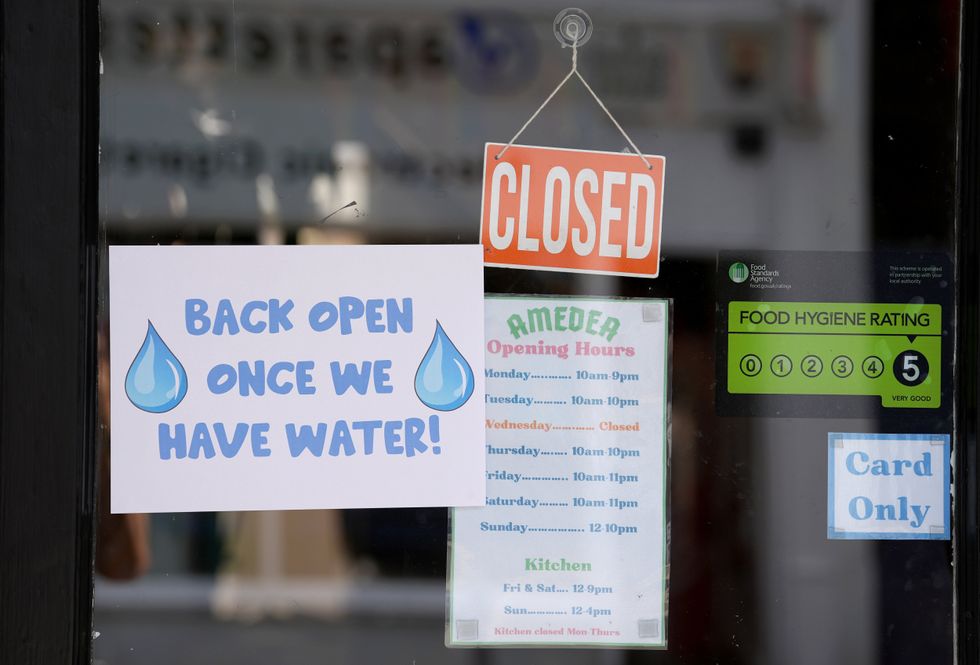 Kent store closed due to water supply issue