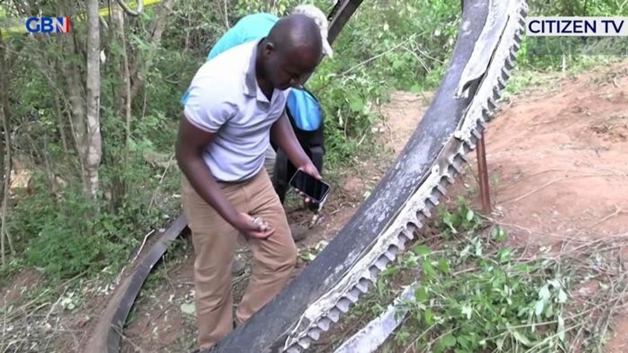 Massive piece of space junk debris weighing half a tonne crashes down in Kenya