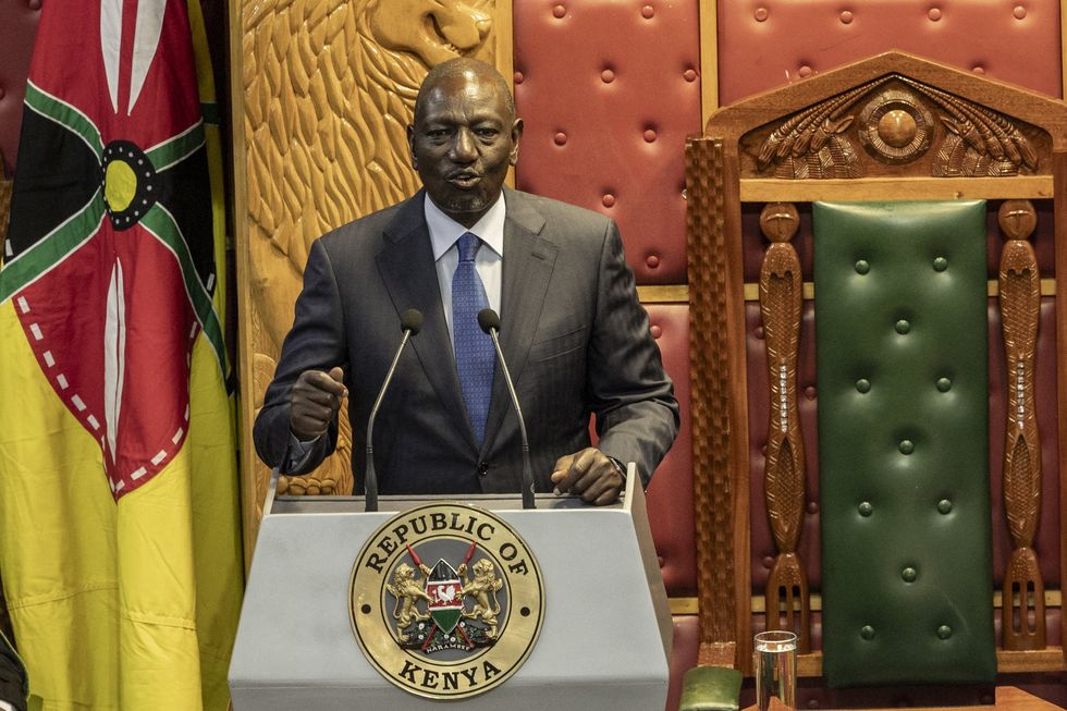 Kenyan President William Ruto