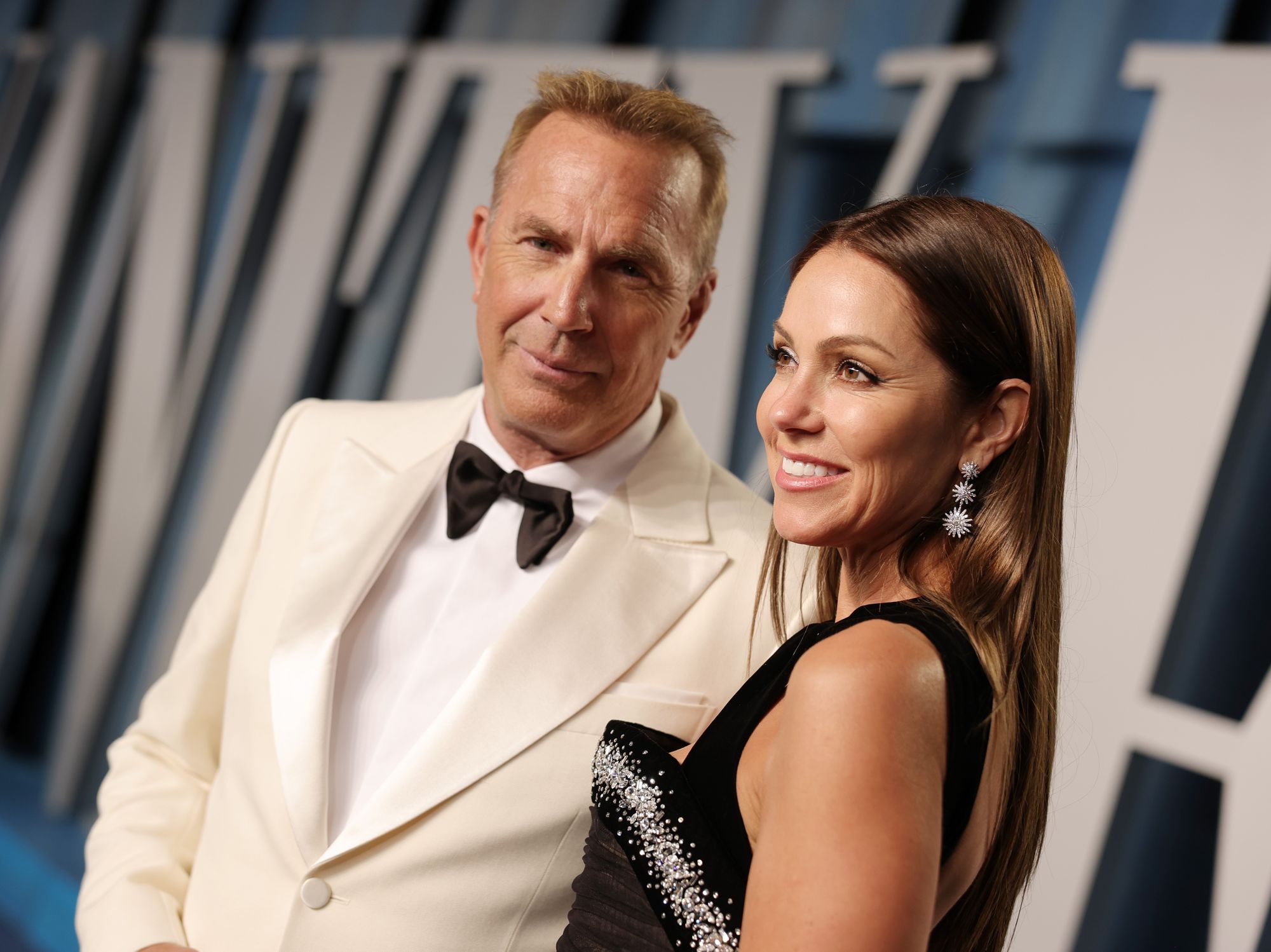 Kevin Costner and Christine Baumgartner