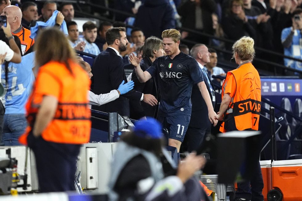 Kevin De Bruyne Man City Napoli