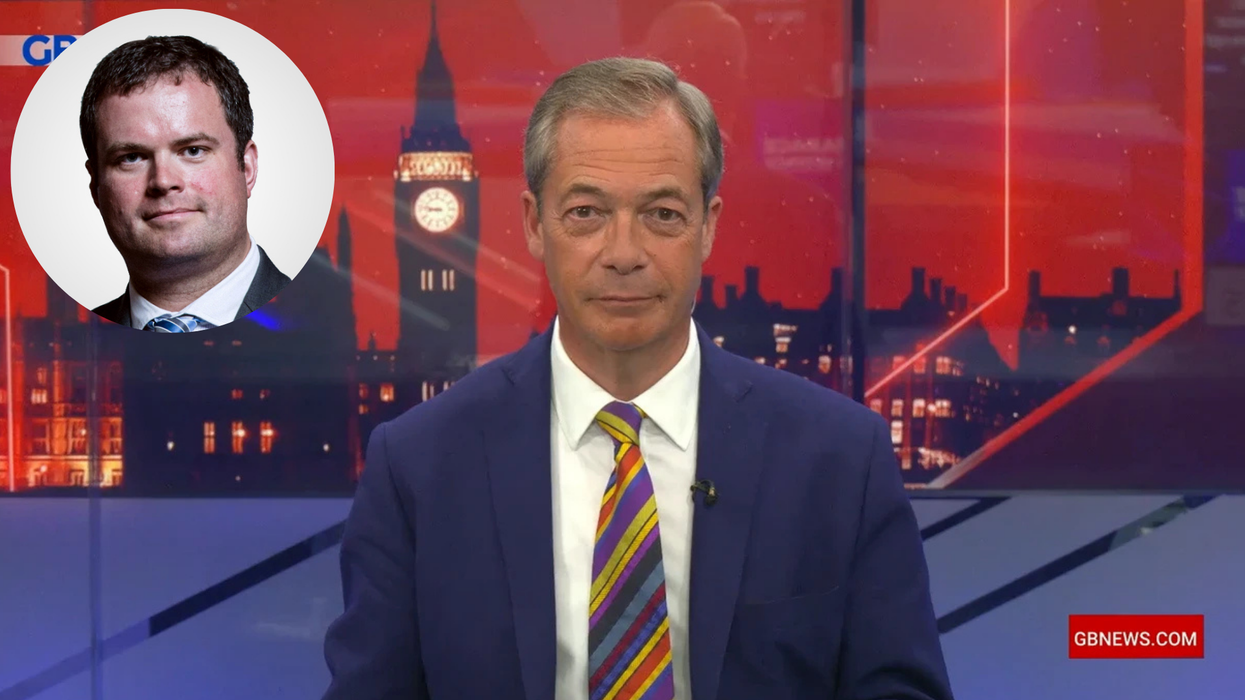 Kevin Foster and Nigel Farage