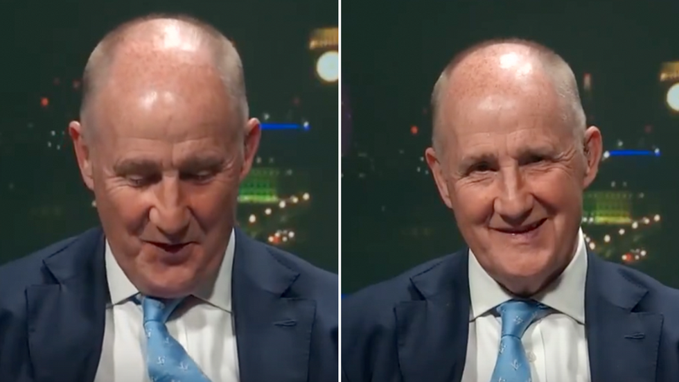 Kevin Hollinrake laughs on GB News