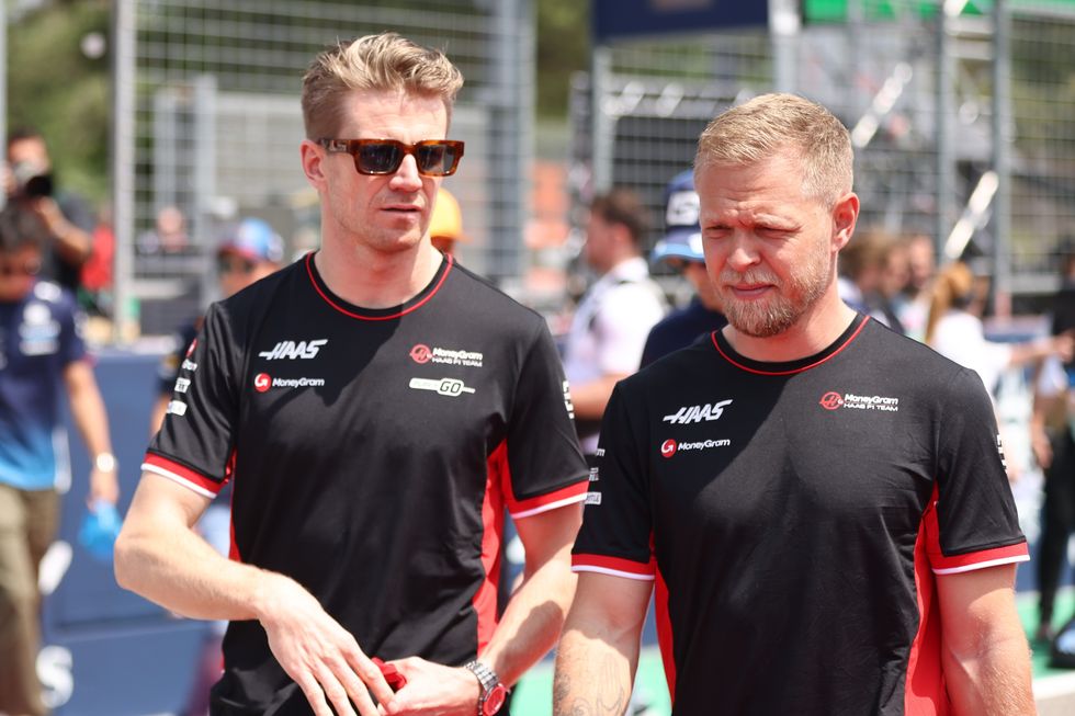 Kevin Magnusen and Nico Hulkenberg were disqualified from qualifying