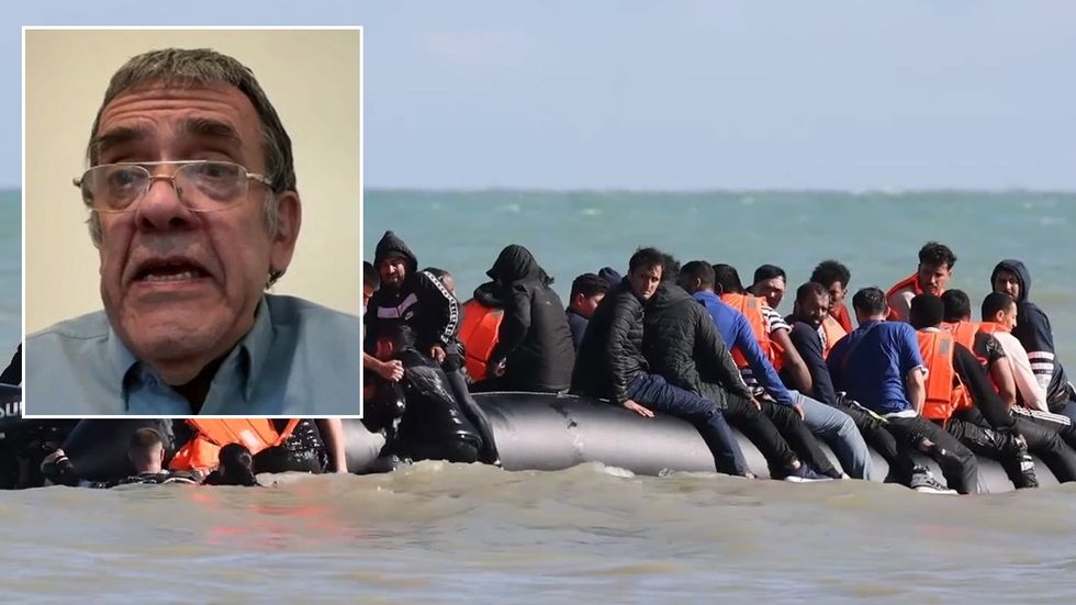 Kevin Saunders and migrant footage