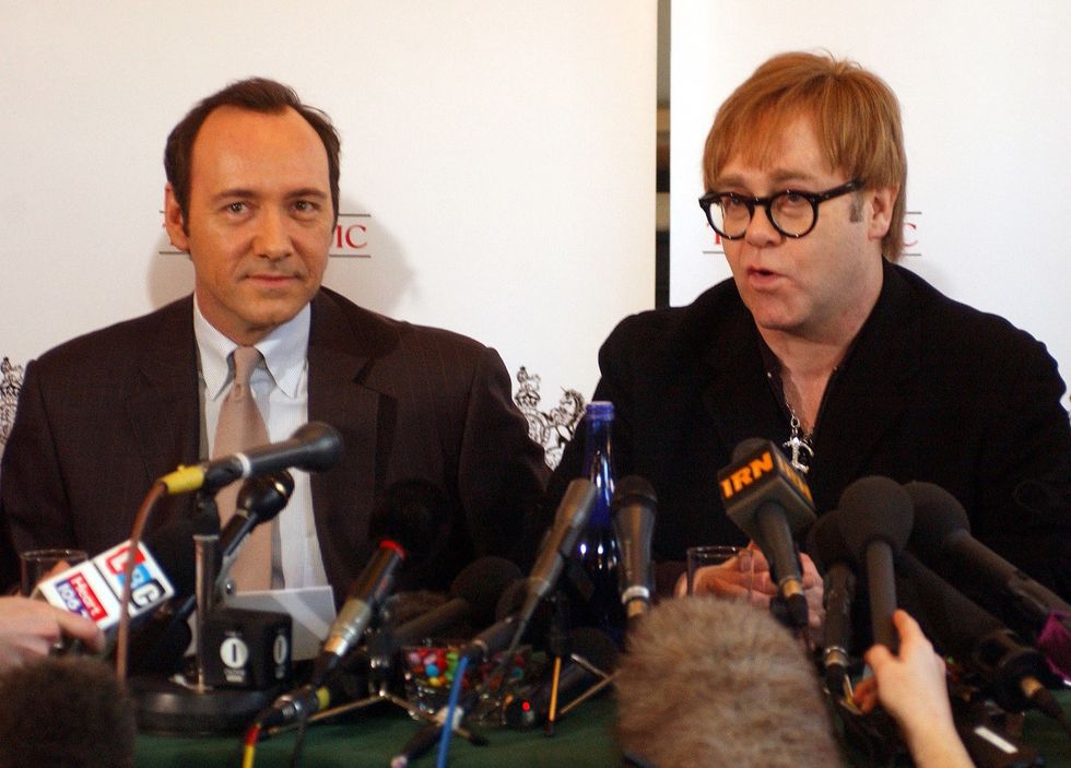 Kevin Spacey and Elton John