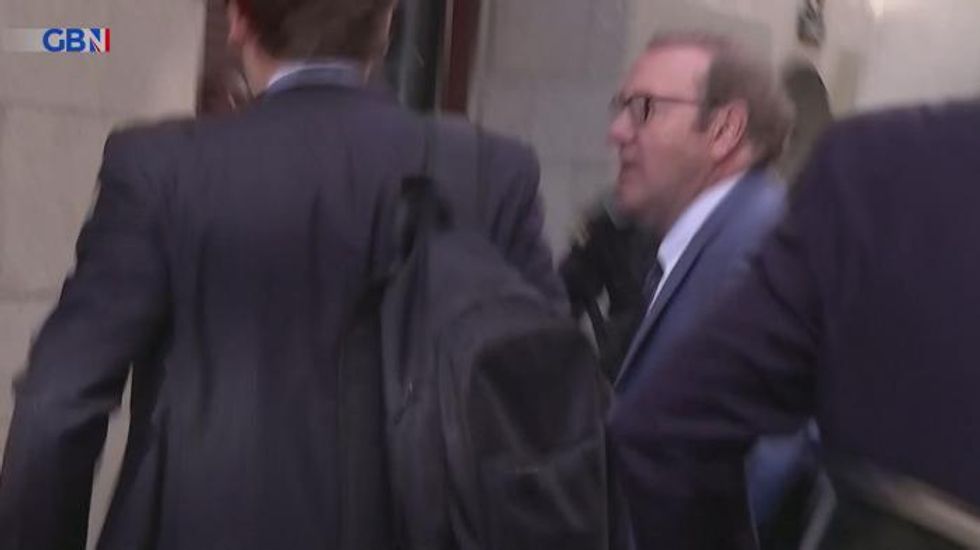 Kevin Spacey appearing in London court to enter plea on sexual assault charges