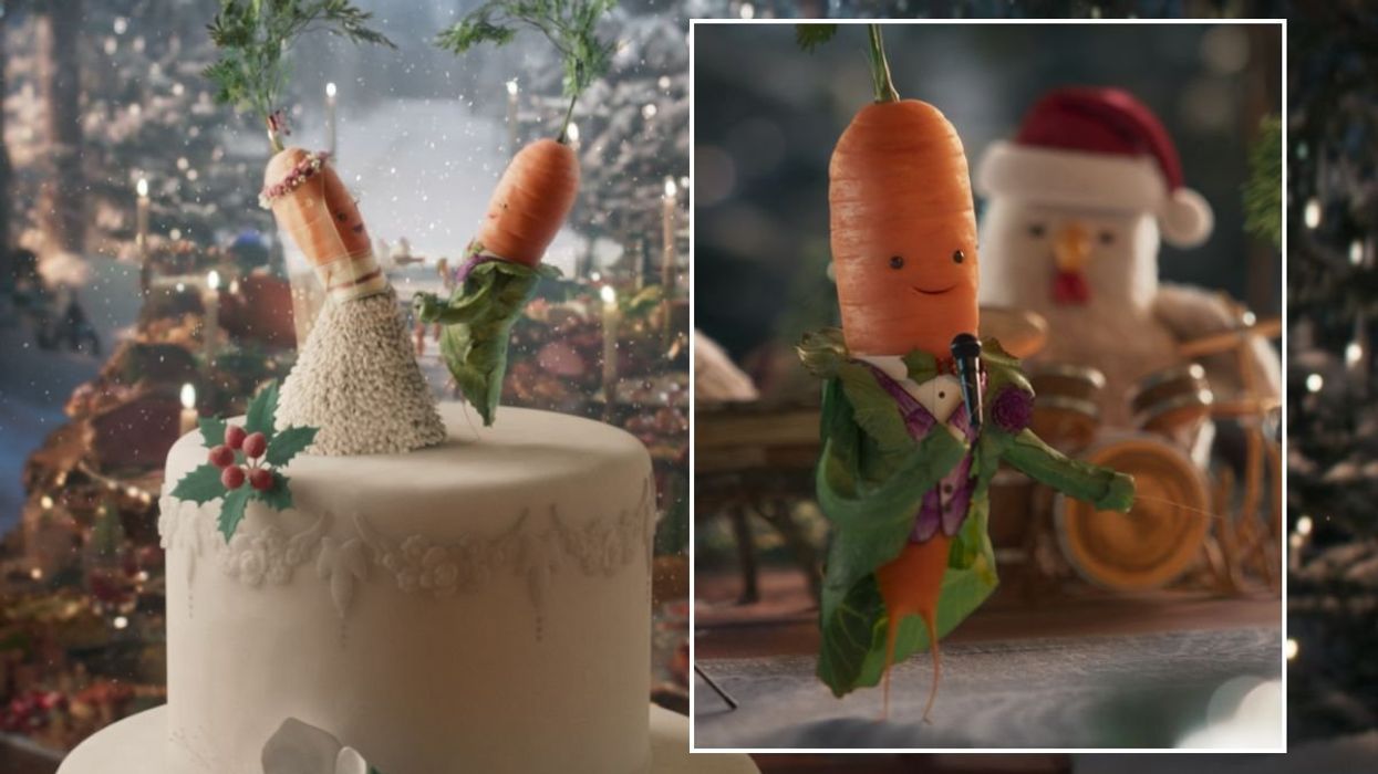Kevin the Carrot and Katie getting married / Kevin the Carrot serenading Katie