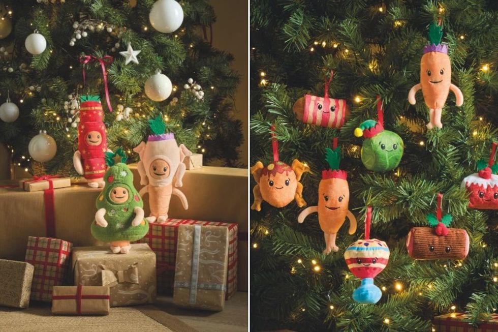 Kevin the Carrot tree decorations