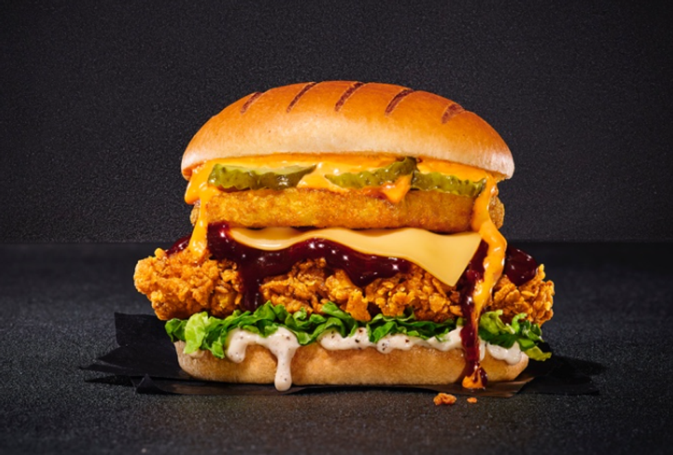 KFC Dirty Louisiana Burger