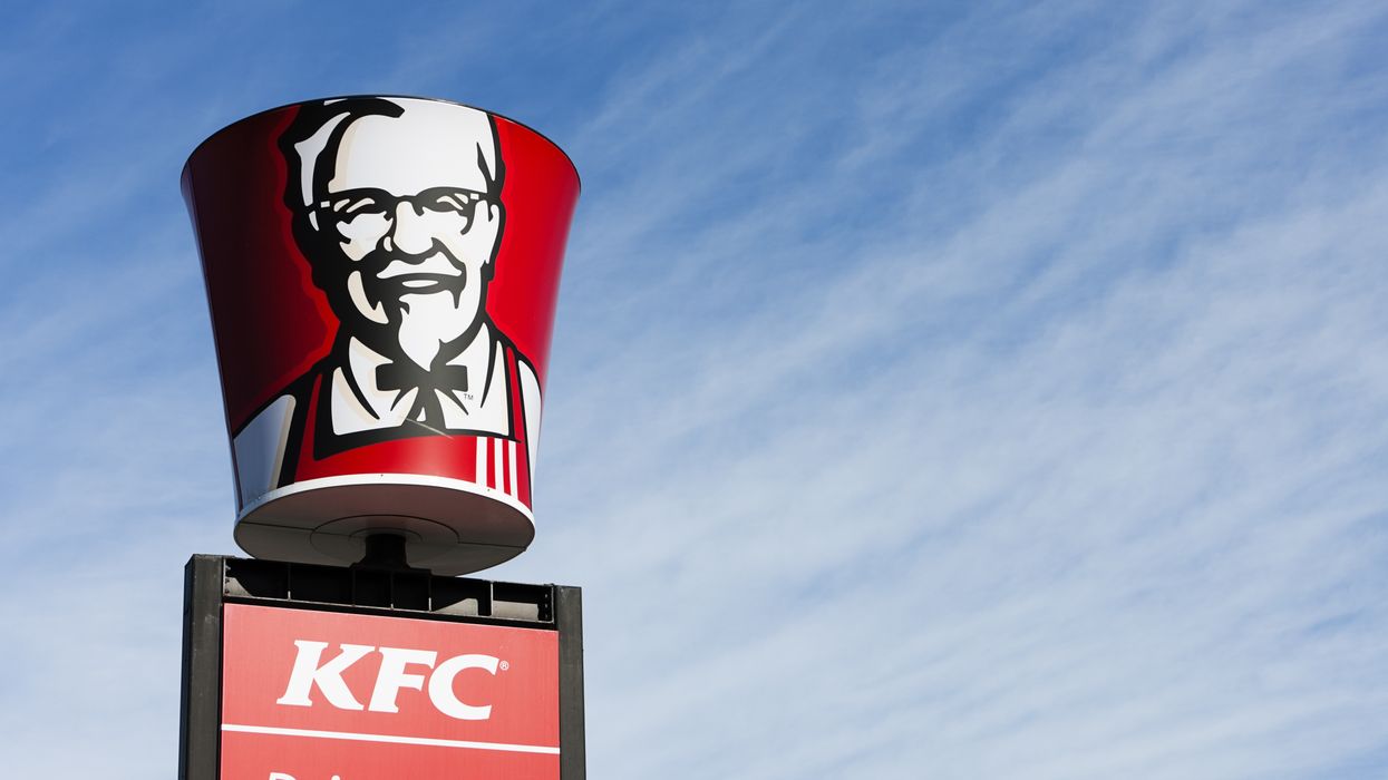 KFC drive-through sign