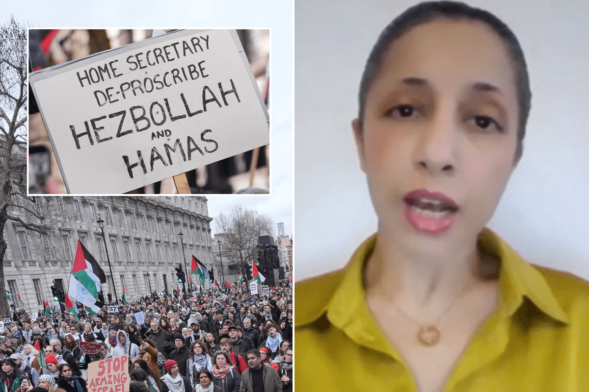 Khadija Khan; pro-Palestine protest