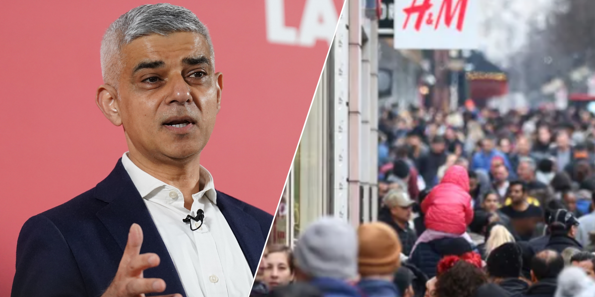 NextImg:Sadiq Khan IGNORES warnings of turning Oxford Street into 'no-go' crime zone hell as he plans to BAN all vehicles from iconic road