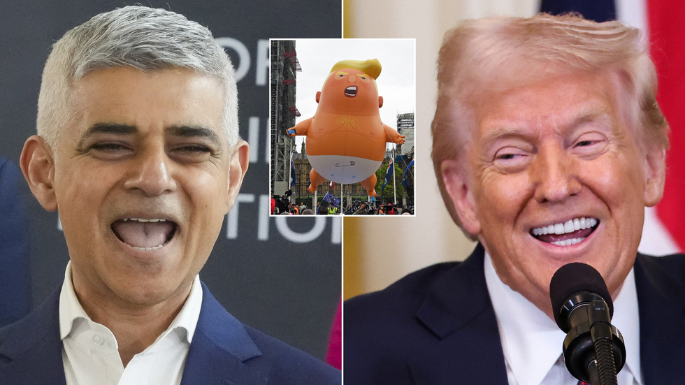 Khan/Trump balloon/Trump