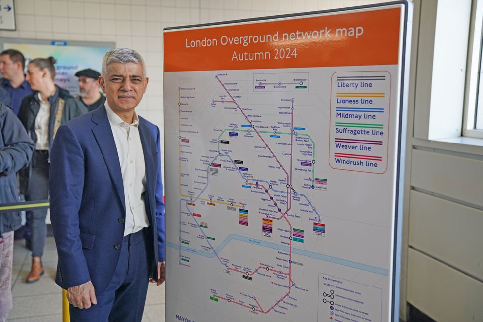 Khan with new Overground map