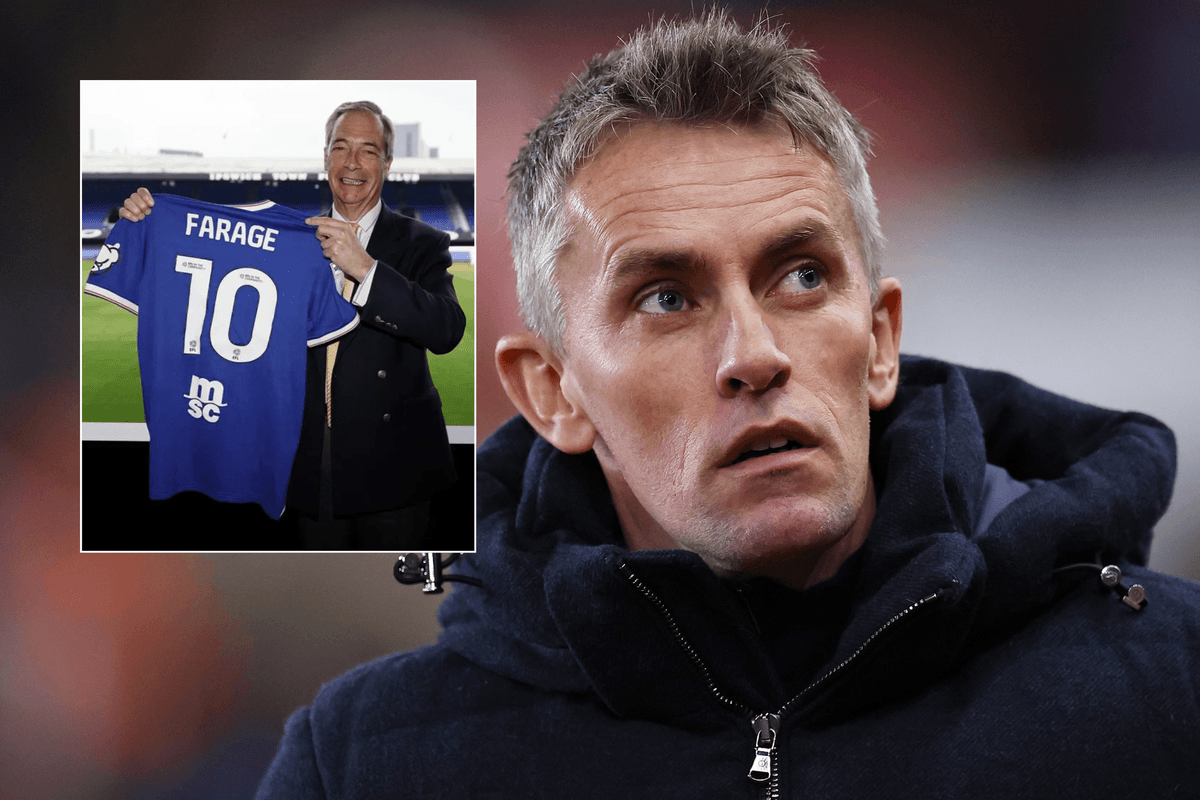 Kieran McKenna and Nigel Farage