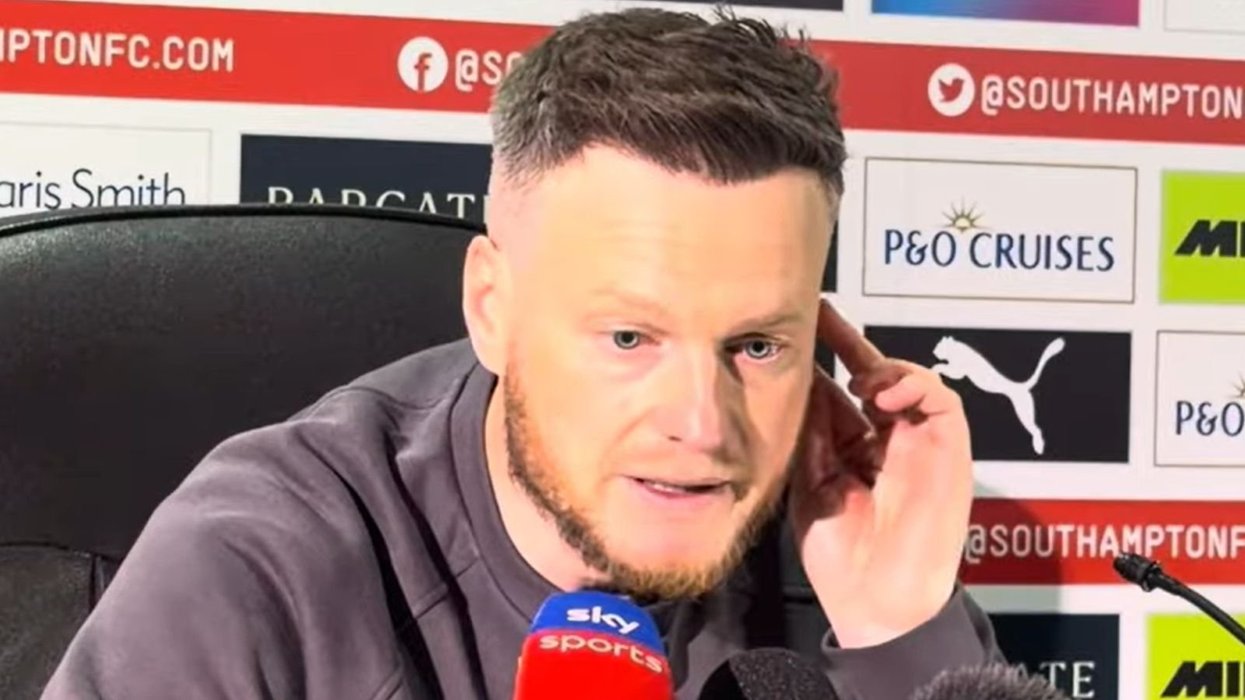 Kim Hellberg fought back tears in an extraordinary and deeply emotional press conference after Middlesbrough were knocked out of the Championship play-offs by Southampton