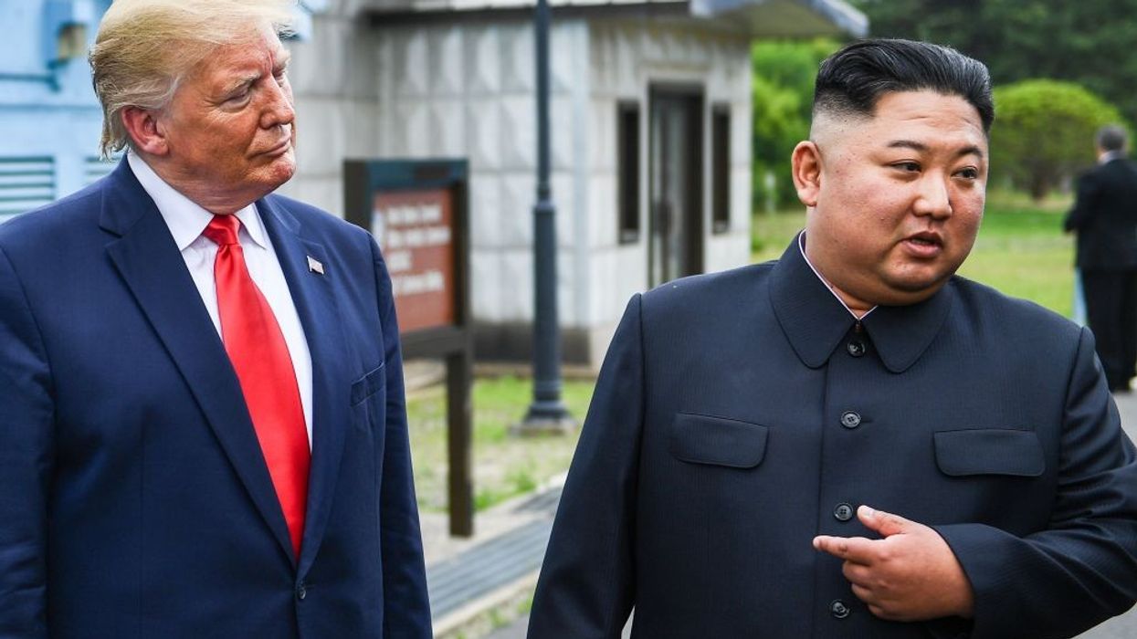 Kim Jong Un met with Donald Trump