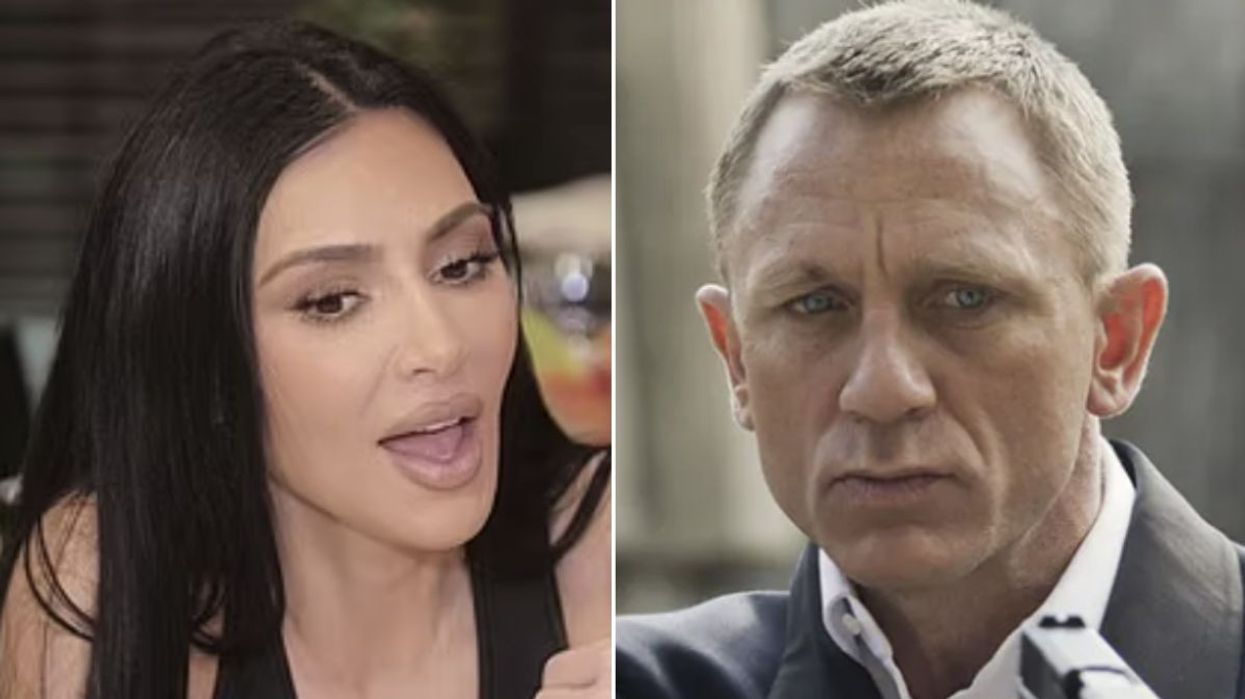 Kim Kardashian and Daniel Craig