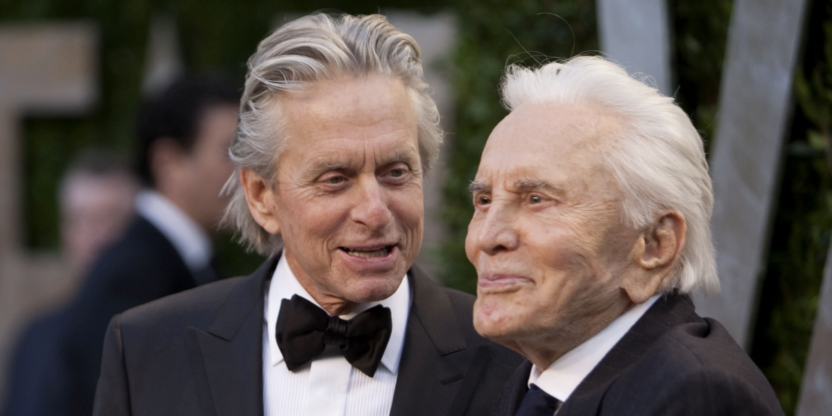 NextImg:Michael Douglas makes admission about late father as he blasts 'snarky attacks' on 'nepo babies'
