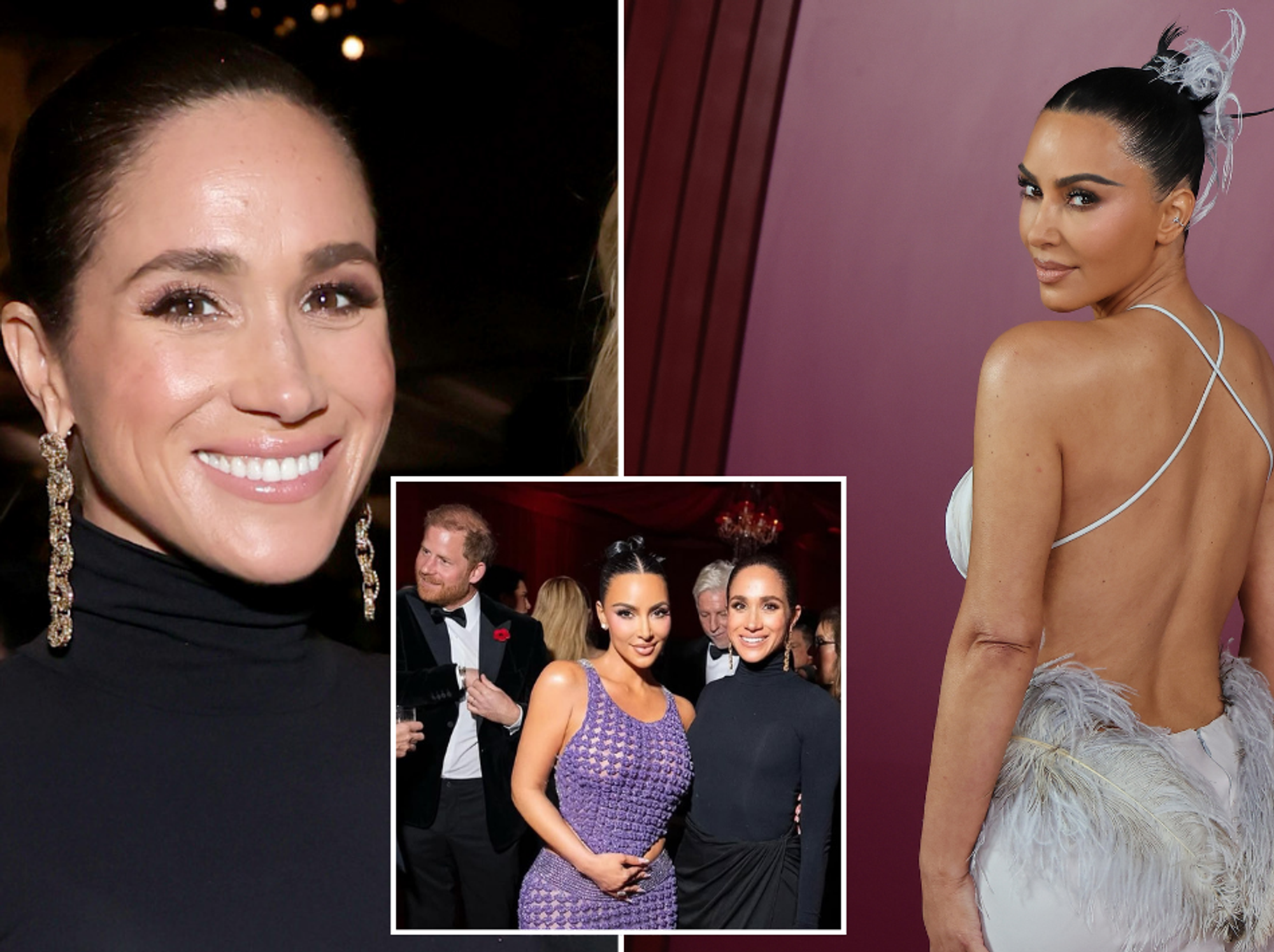 Kim Kardashian and Meghan Markle